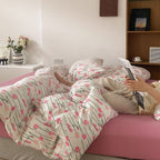 Loulouthi Pink Bedding Set