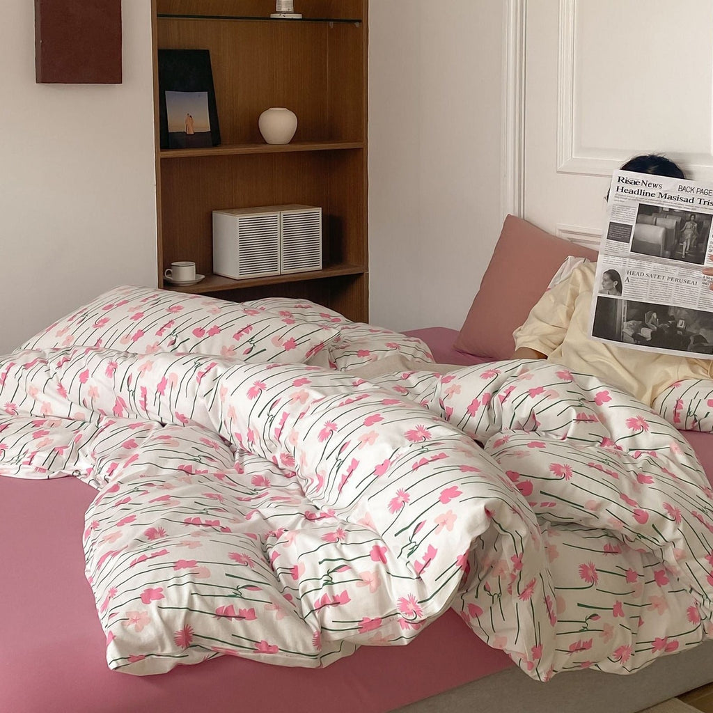 Loulouthi Pink Bedding Set