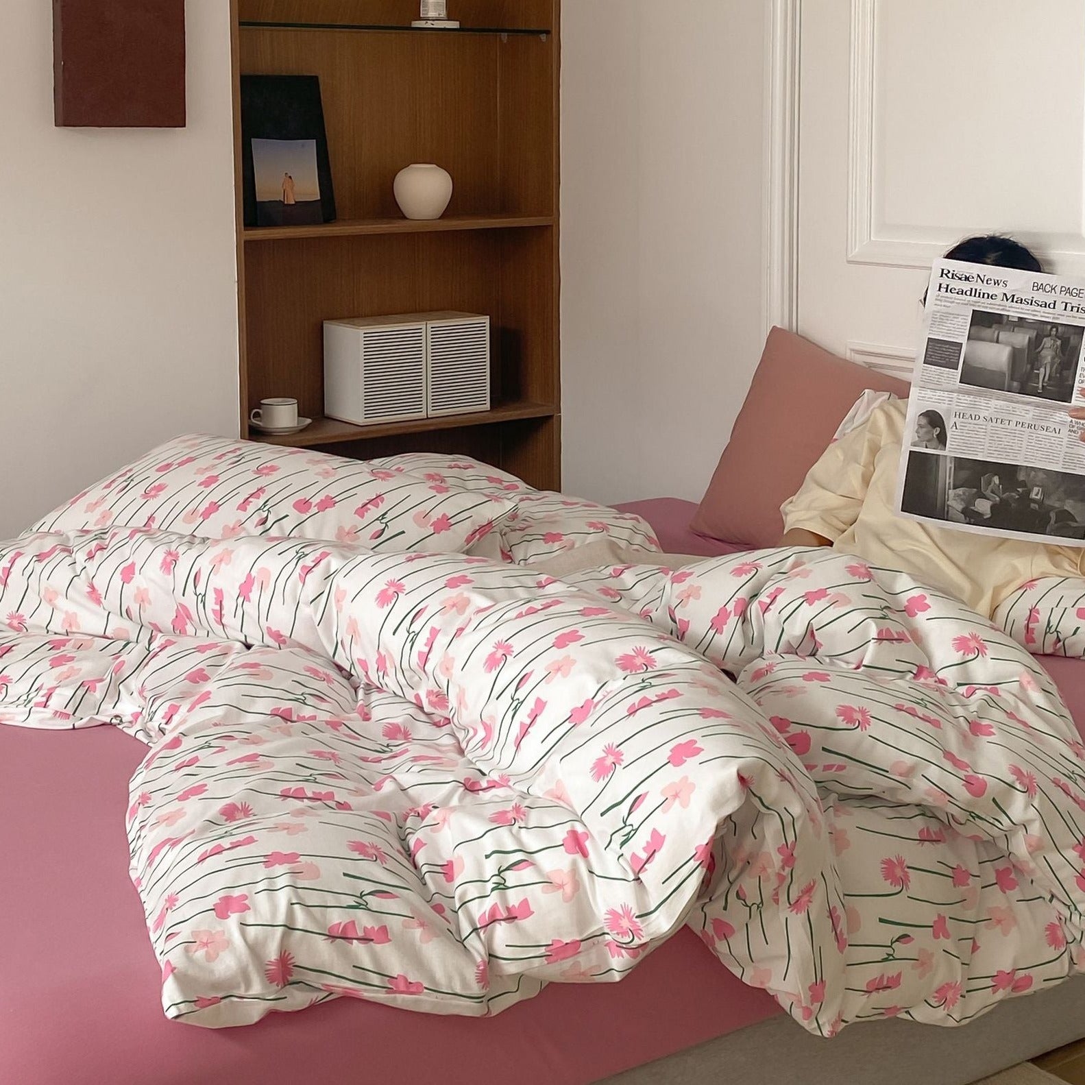 Loulouthi Pink Bedding Set