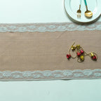 Lovers Linen Lace Table Runner