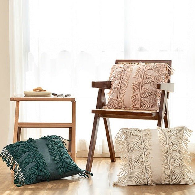Macramé Weave Cushion