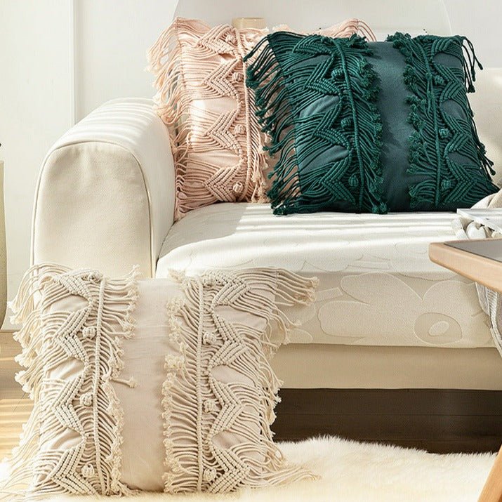Macramé Weave Cushion