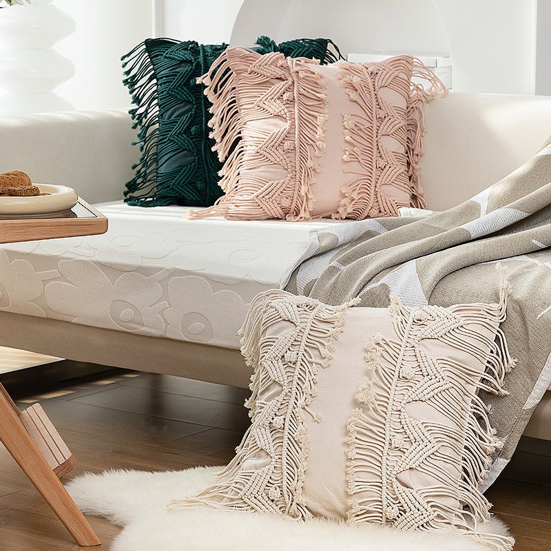 Macramé Weave Cushion