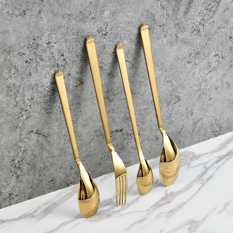 Daphne Gold Stainless Steel Cutlery Set