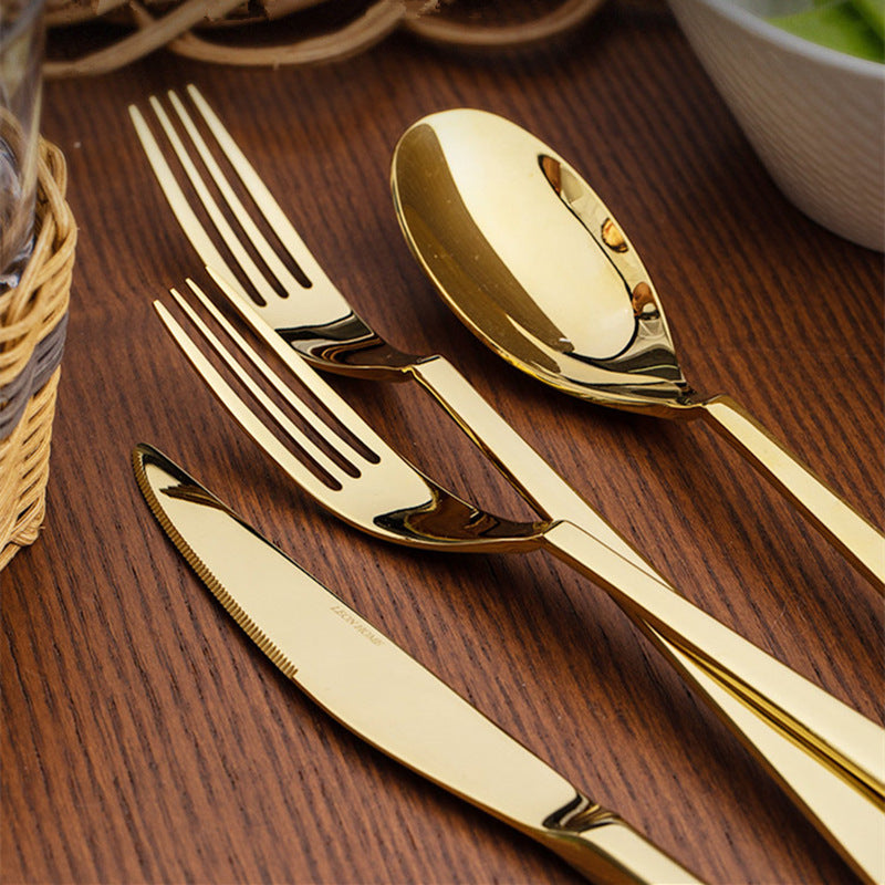 Daphne Gold Stainless Steel Cutlery Set