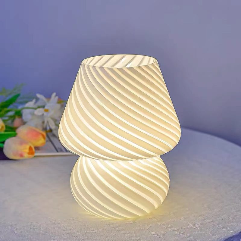 Marbled Vintage Bud Lamp
