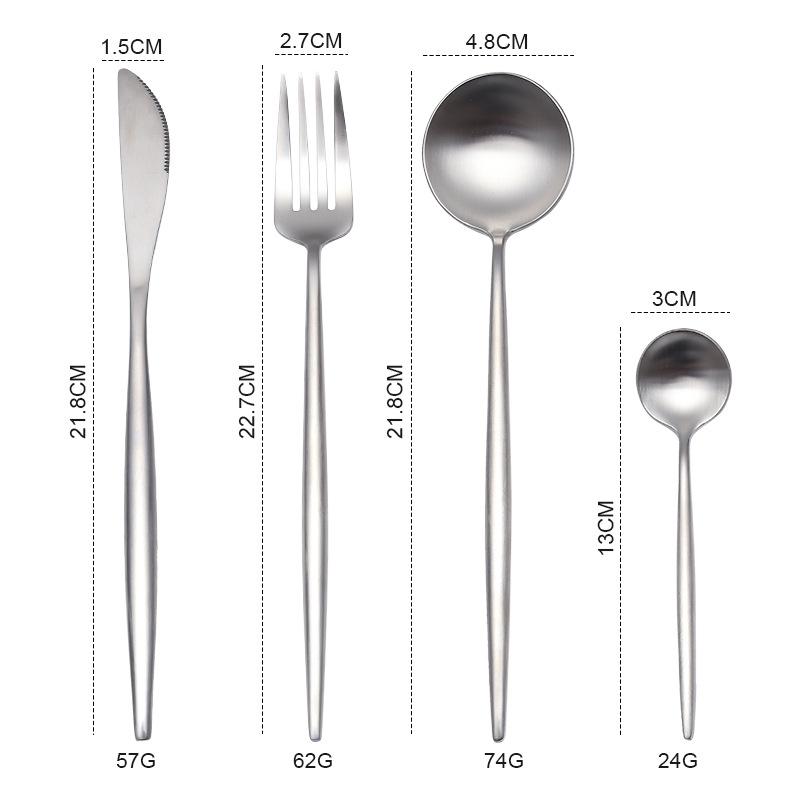 Matt Minimalist Cutlery Set