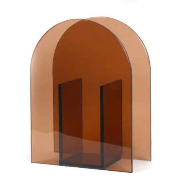 Maxima Dark Arches Acrylic Vase