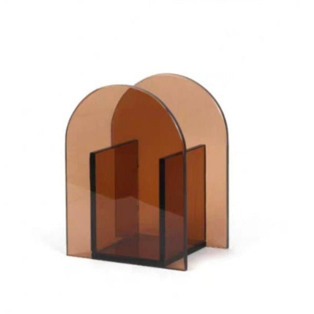 Maxima Dark Arches Acrylic Vase