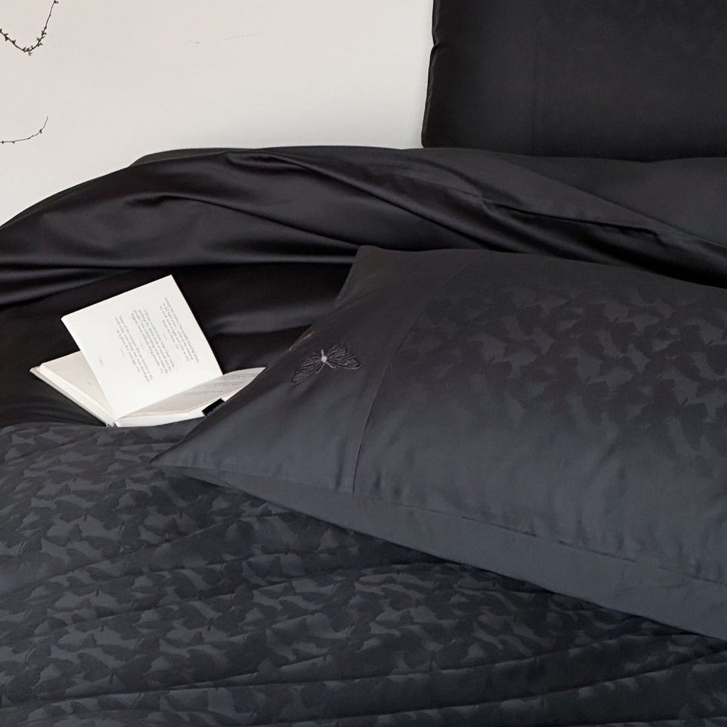 Midnight Butterfly Bedding Set