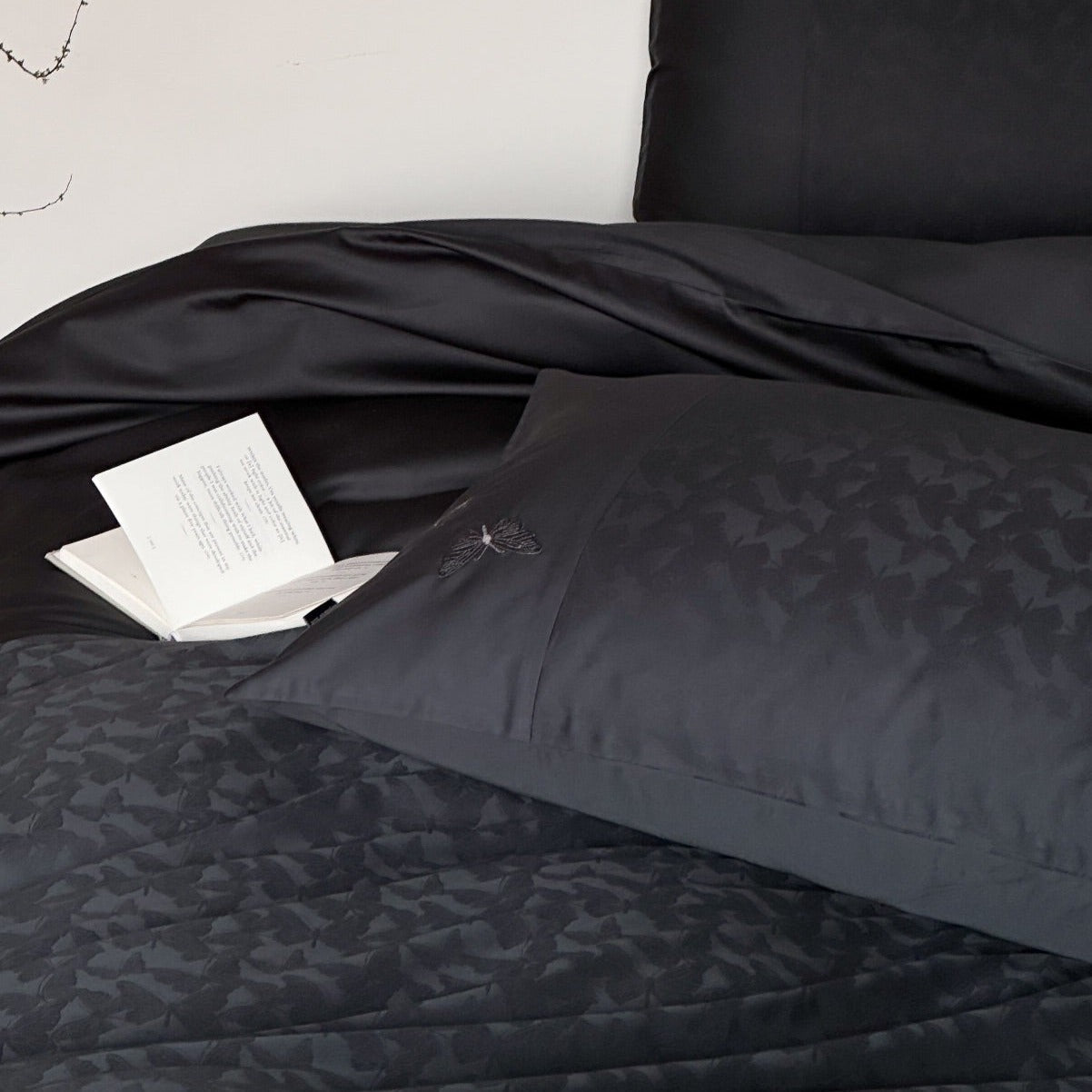 Midnight Butterfly Bedding Set