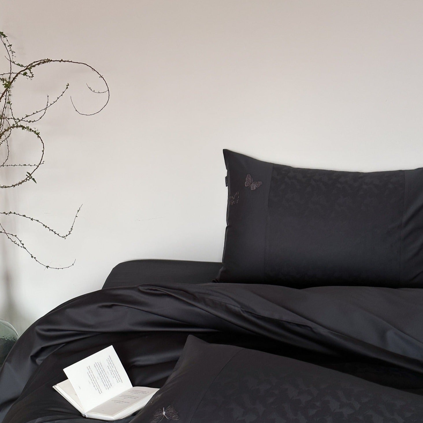 Midnight Butterfly Bedding Set