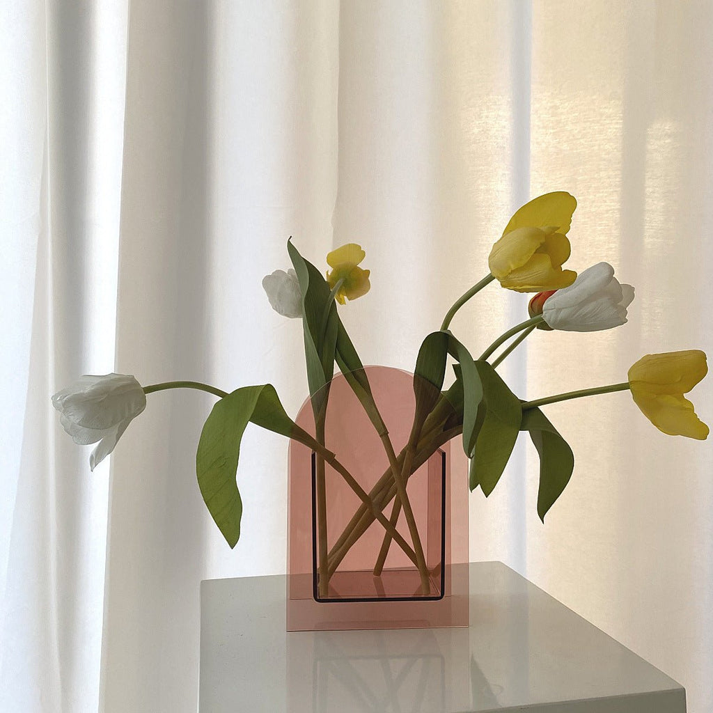 Millennial Pink Acrylic Vase