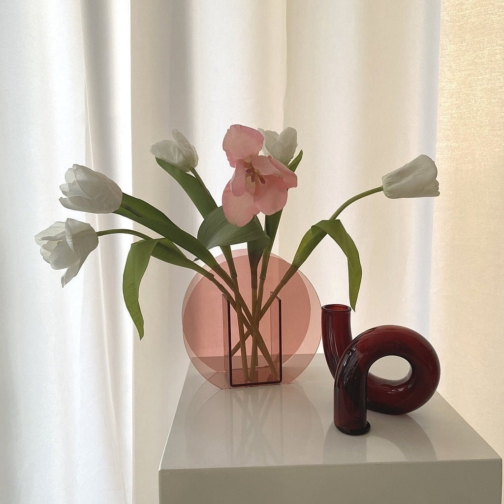 Millennial Pink Acrylic Vase