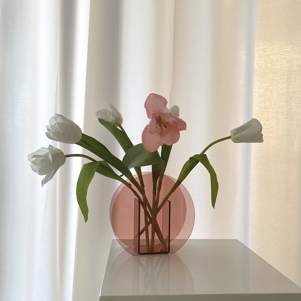 Millennial Pink Acrylic Vase