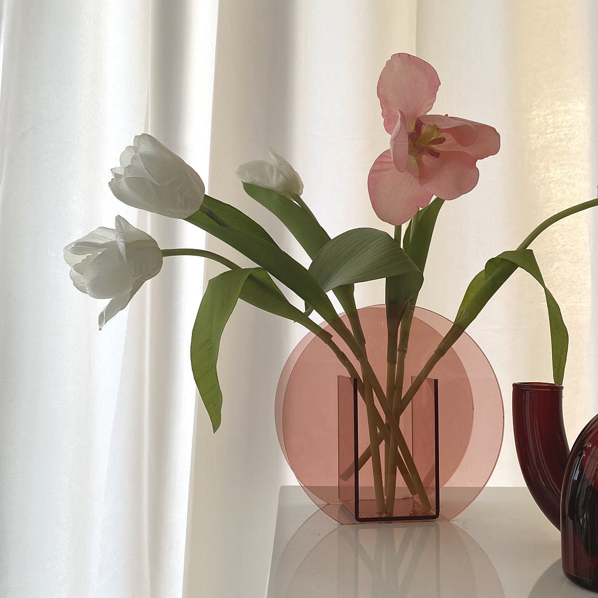 Millennial Pink Acrylic Vase