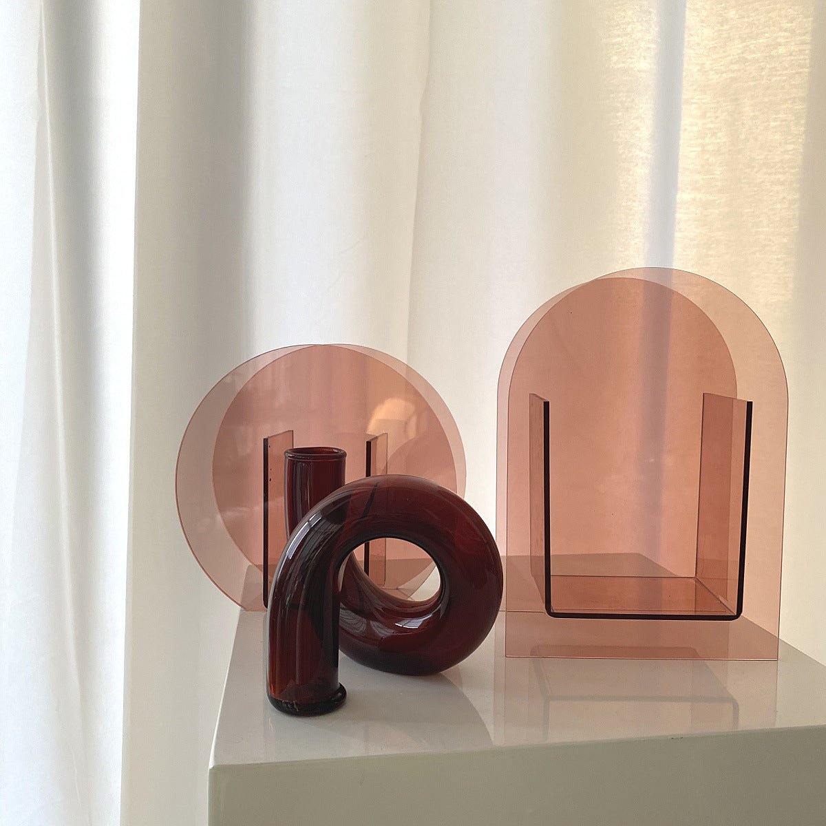 Millennial Pink Acrylic Vase