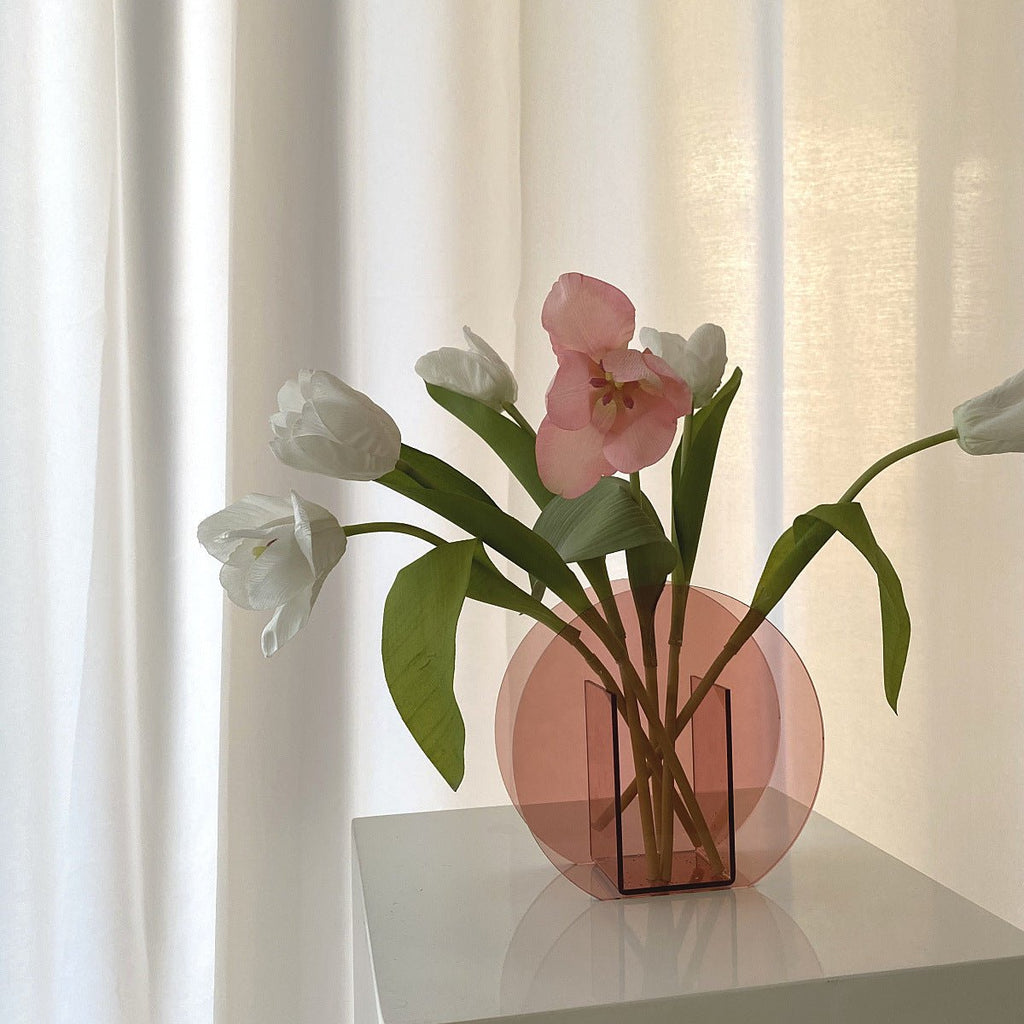 Millennial Pink Acrylic Vase
