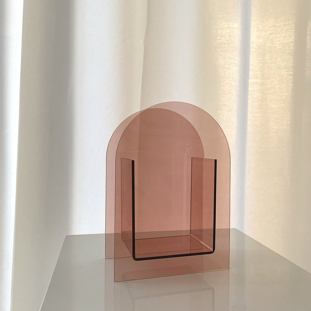 Millennial Pink Acrylic Vase