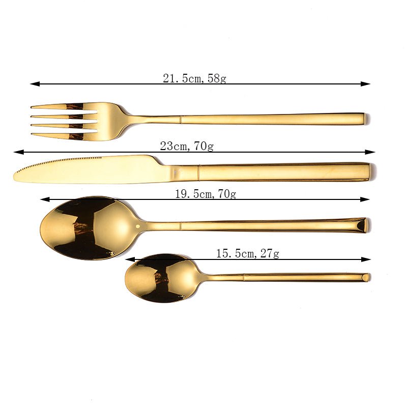Minimalist Essentials 4-Person Cutlery Set