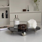 Minimalist Polygon Mirror Elevated Acrylic Tray