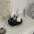Minimalist Polygon Mirror Elevated Acrylic Tray