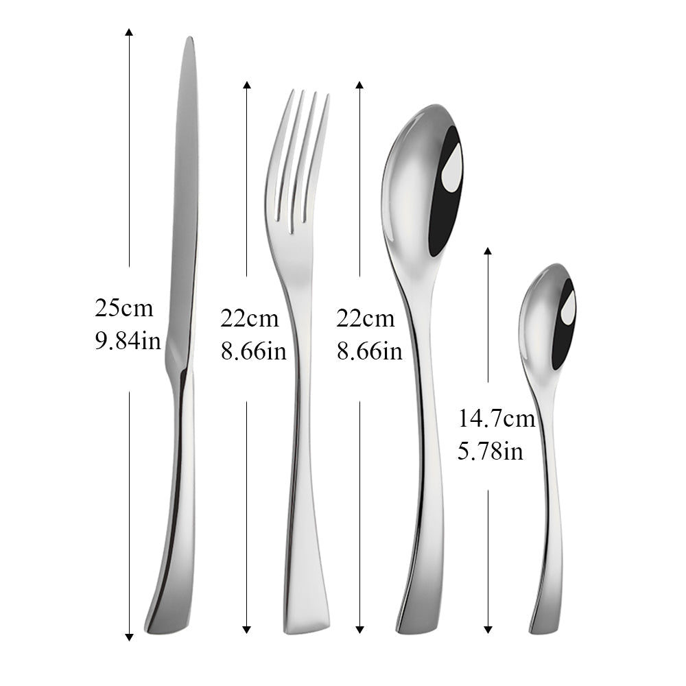 Mirror Cutlery Set Collection