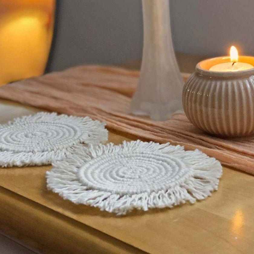 Modern Boho Macrame Placemats