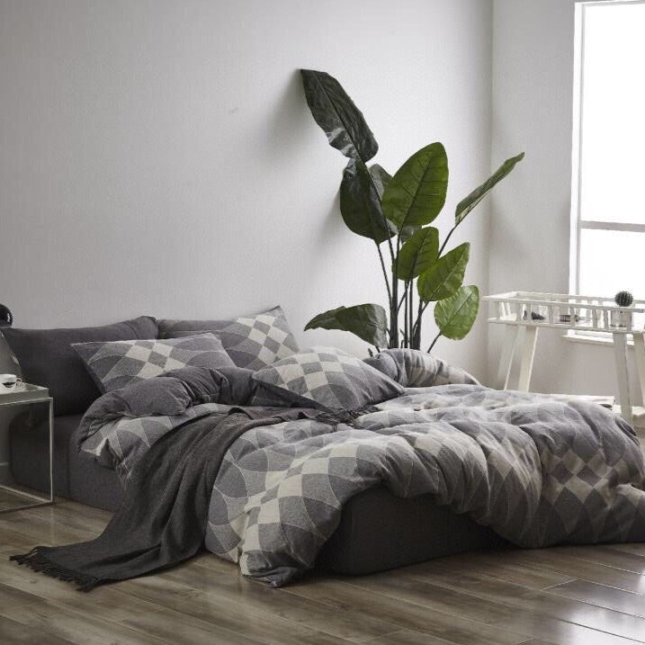Modern Slate Bedding Set