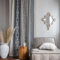Monochrome Boho Curtain
