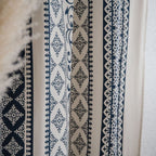Monochrome Boho Curtain