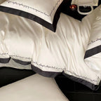 Monochrome Grid Bedding Set
