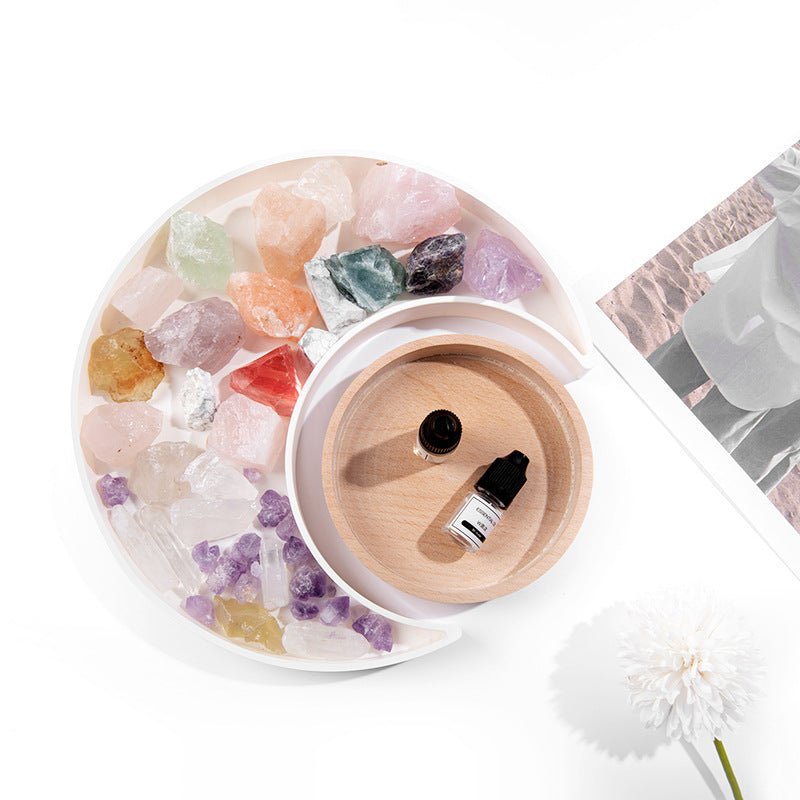 Moon Shape Plastic Tray