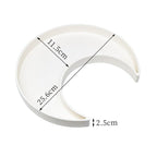 Moon Shape Plastic Tray