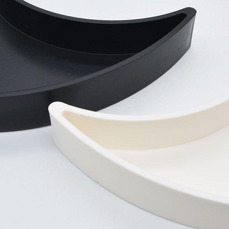 Moon Shape Plastic Tray