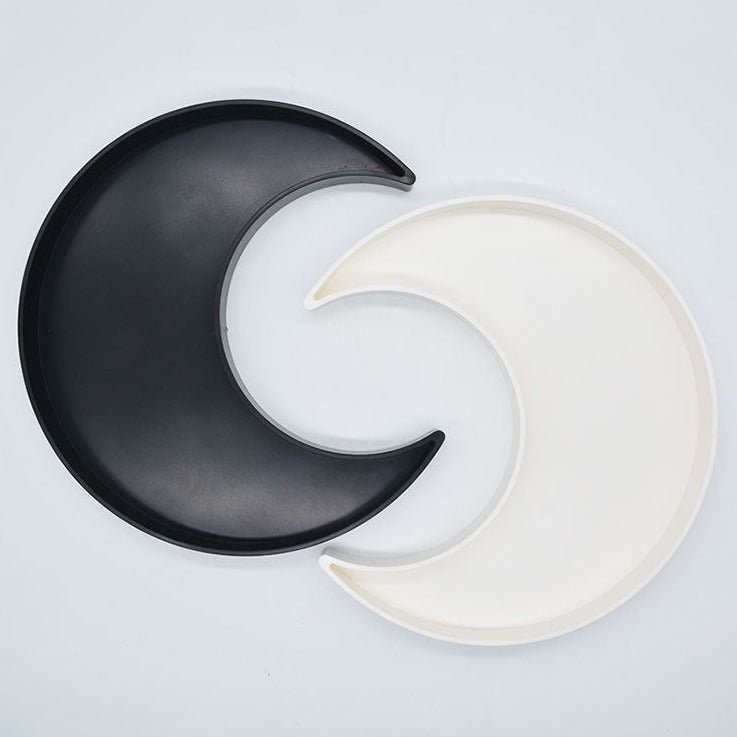 Moon Shape Plastic Tray
