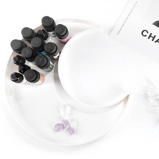Moon Shape Plastic Tray