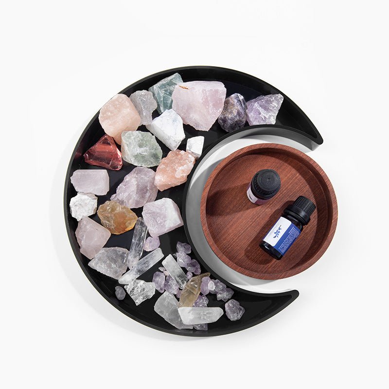 Moon Shape Plastic Tray