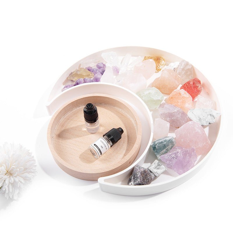 Moon Shape Plastic Tray