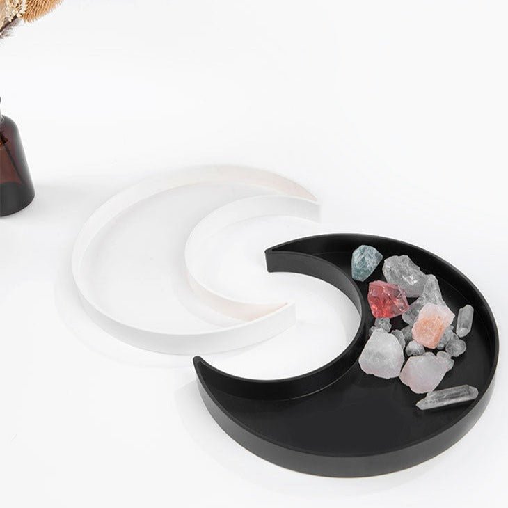 Moon Shape Plastic Tray