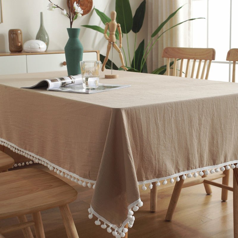 Moore Tassel Tablecloth