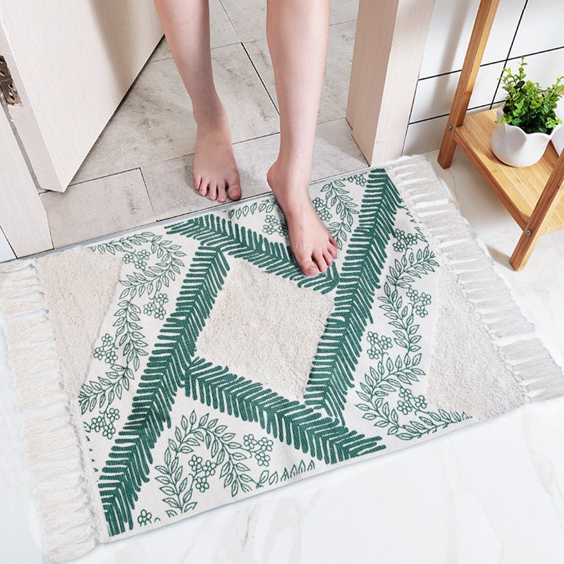 Nature's Bloom Mimosa Floor Mat