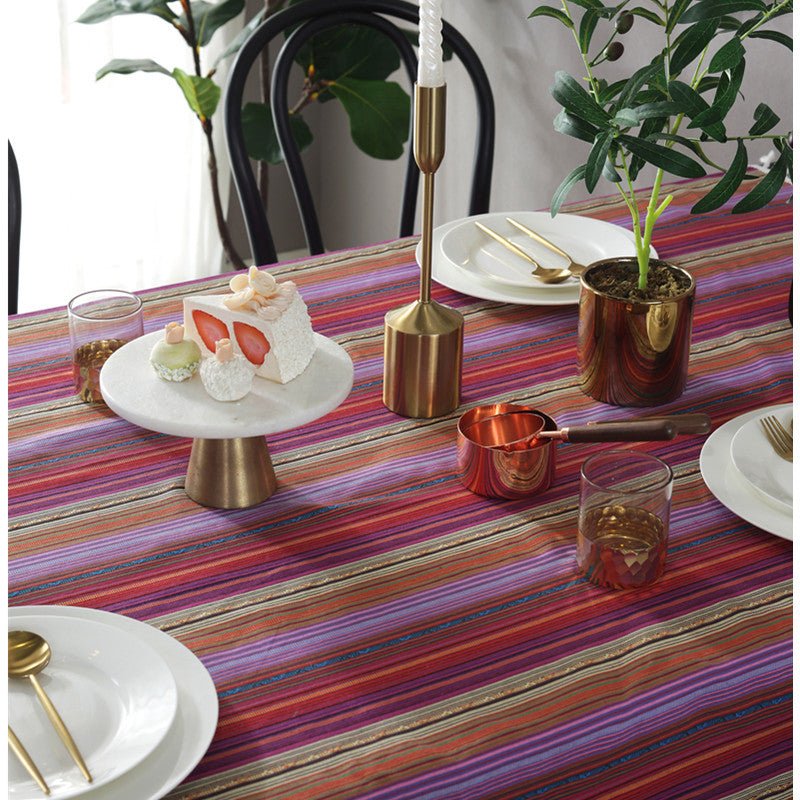 Nautical Stripe Tablecloth