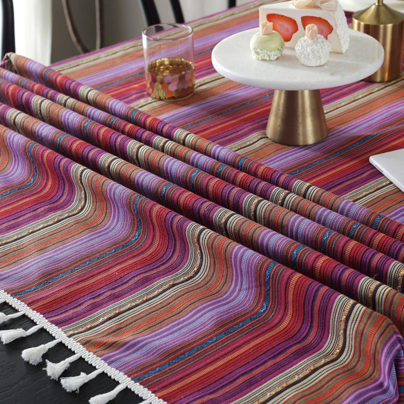 Nautical Stripe Tablecloth