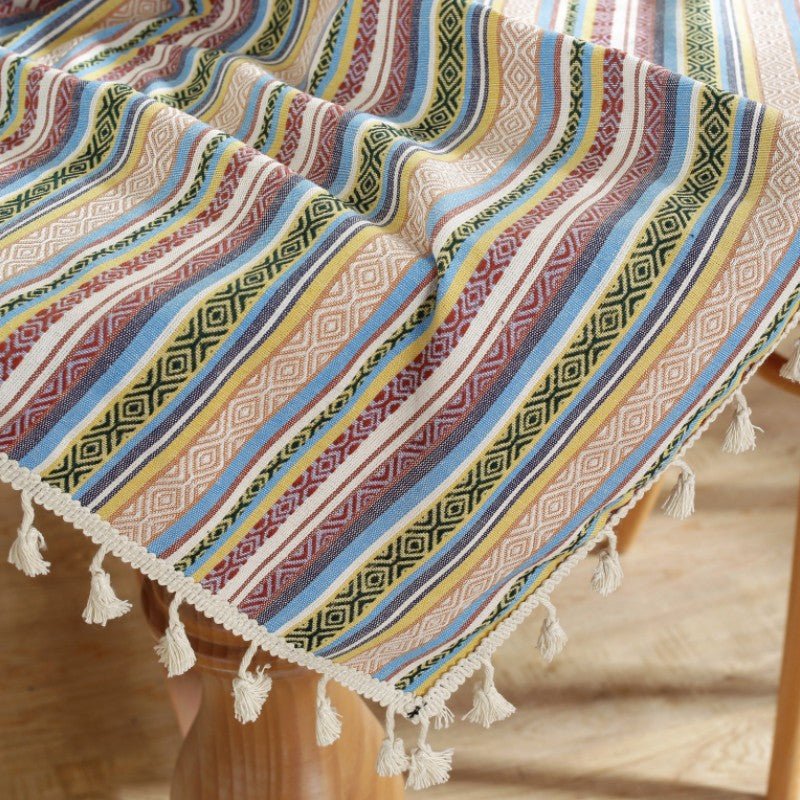 Nautical Stripe Tablecloth