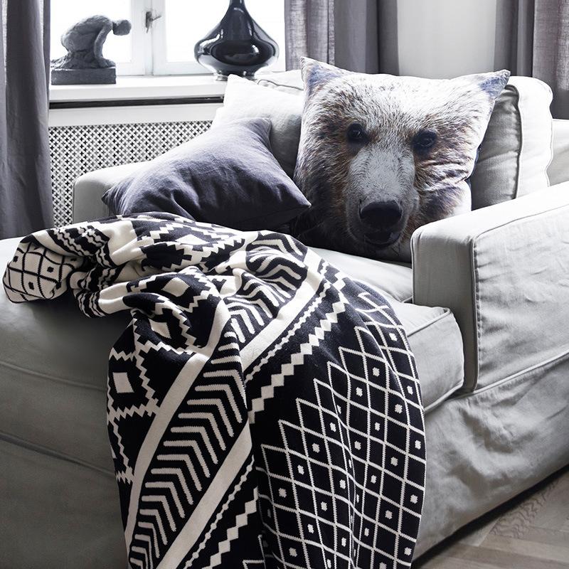 Ebony Dark Soft Blanket