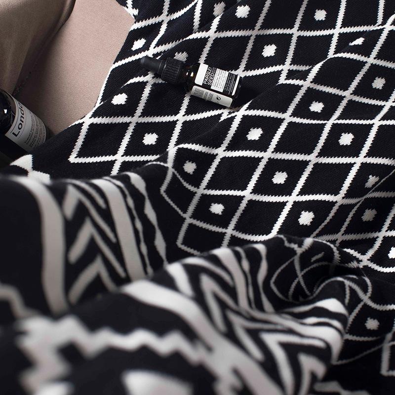 Ebony Dark Soft Blanket