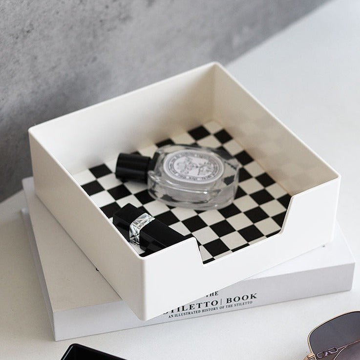 Nordic Checkerboard Mini Tray