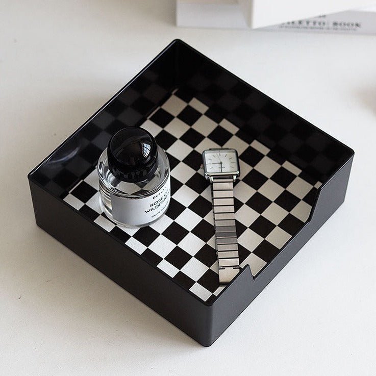 Nordic Checkerboard Mini Tray