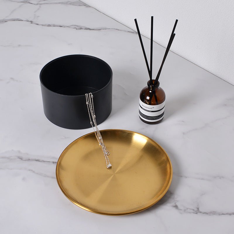 Nordic Gold Round Tray